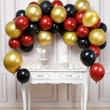 40 Balloon  (Black/Gold/Red)