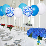100 Balloon Arch (Blue/White)