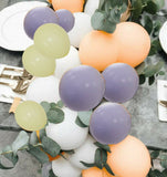 50 Balloon Arch  (Orange/Grey/Yellow)